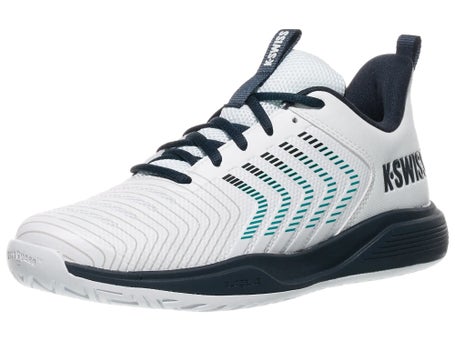 KSwiss Ultrashot Light White/Carbon/Blue Men's Shoes