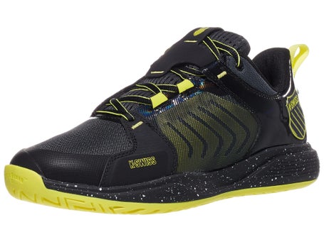 KSwiss Ultrashot Team Black/Shadow/Yellow Mens Shoes