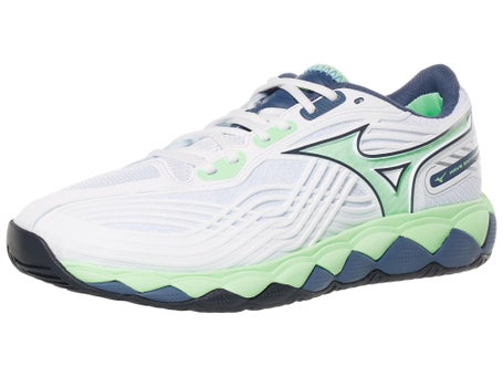 Mizuno Wave Enforce Tour 2 White/Neon Mint Mens Shoes