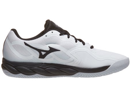 Mizuno Wave Enforce Court White/Black Men's Shoes Tennis Warehouse