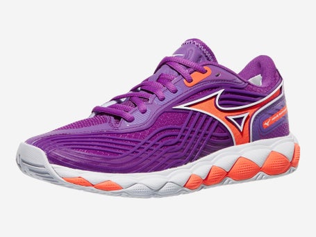 Mizuno Wave Enforce Tour 2 Dahlia/White Womens Shoes