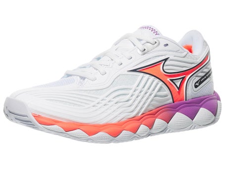 Mizuno Wave Enforce Tour 2 White/Orange Womens Shoes