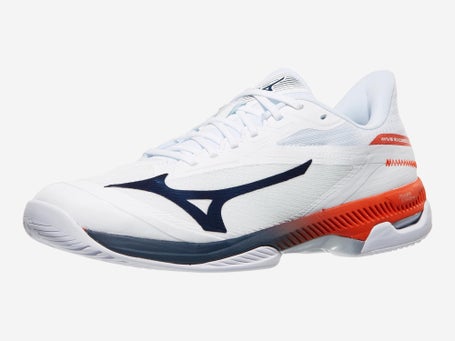 Mizuno Wave Exceed Court Wh/Insignia Blue Mens Shoes