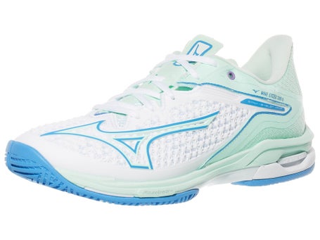 Mizuno Wave Exceed Tour 6 White/Blue Womens Shoes