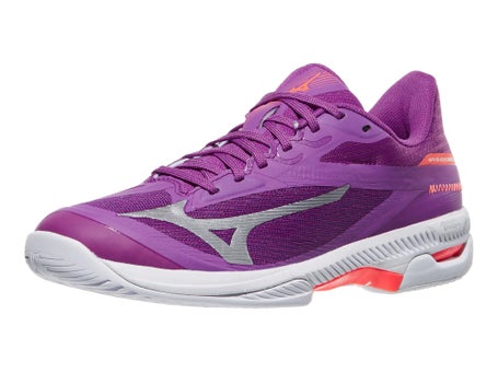 Mizuno Wave Exceed Court Dahlia/White Womens Shoes