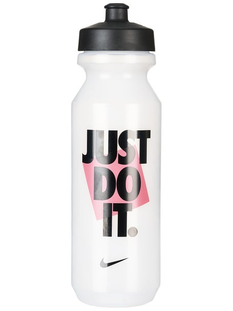 Nike Big 2.0 32oz Water Bottle Clear/Black | Tennis Warehouse