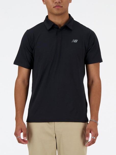 New Balance Mens Core Tournament Polo - Black