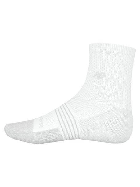 New Balance Pro Tennis Quarter Sock - White