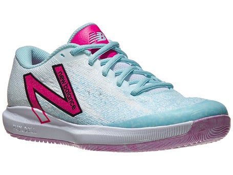 New Balance WC 996 V4.5 White/Pink Glo Women's Shoe | Tennis Warehouse