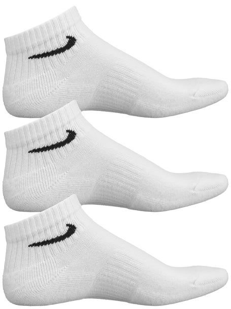 Nike Dri-Fit Cushion Sock White/Black | Tennis Warehouse
