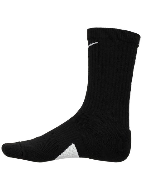 Nike Elite Crew Basketball Socks White / Black - Black