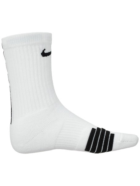 white nike calf socks
