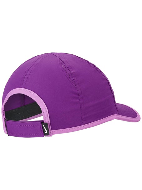 Nike Dri Fit Girls Rainbow Swoosh Hat Cap Pink Adjustable Lightweight Active