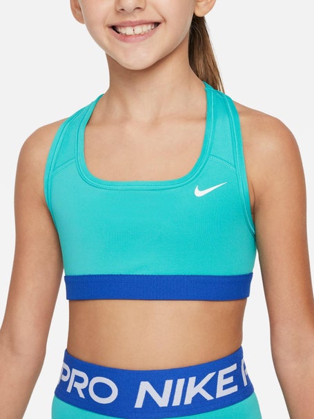 Nike Pro Dri-Fit Athletic Sports Bra Blue Green Pink Sports