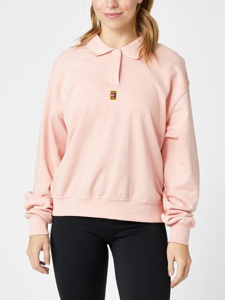 Nike Women's Winter Heritage LS Pullover Polo | Tennis