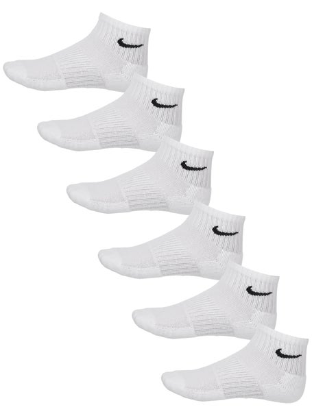 Nike Everyday Plus Cushioned Training Crew Socks (6 Pack) White / Black