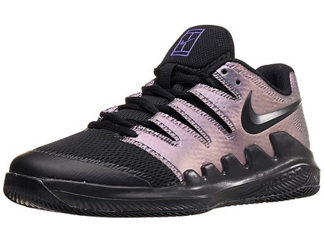 Nike Court Vapor X Black/Psychic Purple Junior Shoes