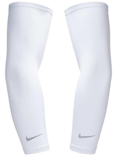 Nike Pro Dri Fit 3.0 Compression Football Arm Sleeves 1 Pair Size L/XL White