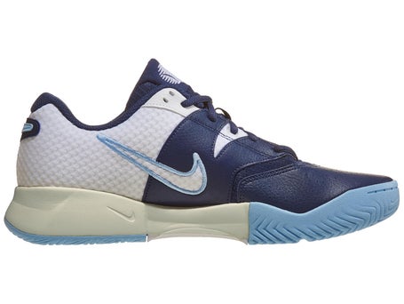 Nike Court Lite White/Blue/Navy Men's Shoes Tennis Warehouse