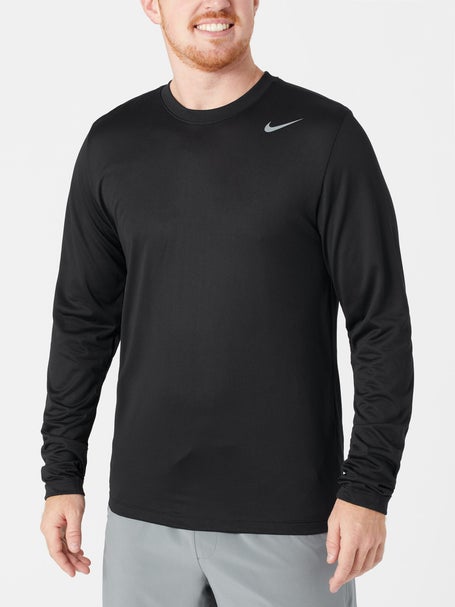 Nike Mens Core Legend 2.0 Long Sleeve Top, Black, Size Medium