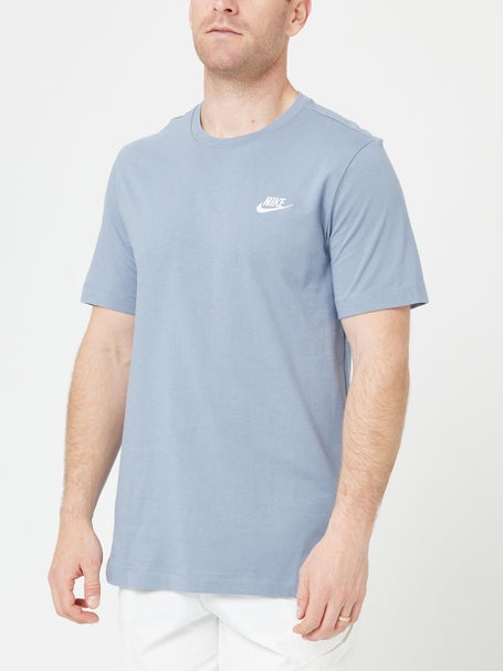 nike shirts blue and white