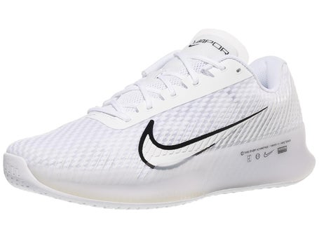 doel veld Bek Nike Zoom Vapor 11 White/Black Men's Shoes | Tennis Warehouse