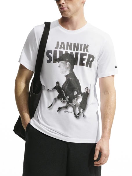 Nike Mens Winter Jannik Graphic T-Shirt - White