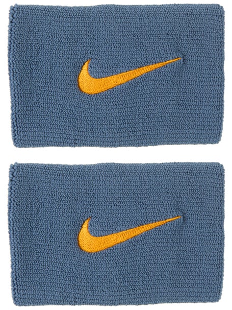 Nike Tennis Premier Doublewide Wristbands Slate/Orange