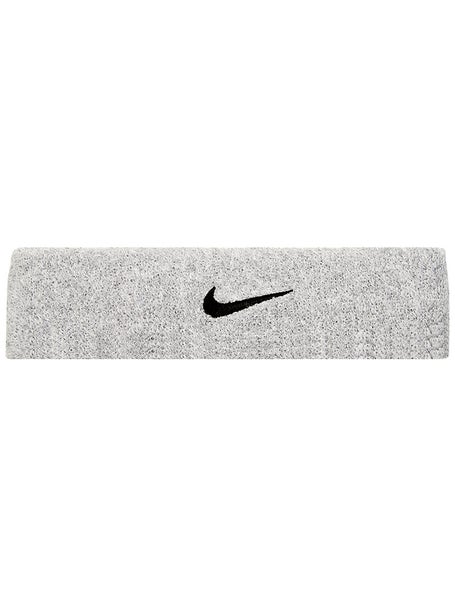 Nike Swoosh Headband Grey/Black Tennis