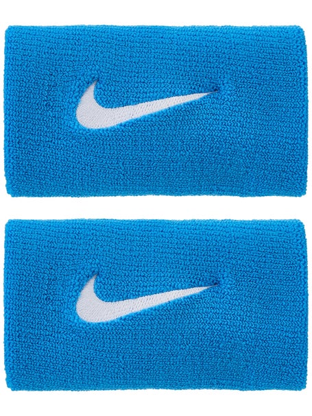 Nike Spring Premier Doublewide Wristband Lt Photo Bl/Wh