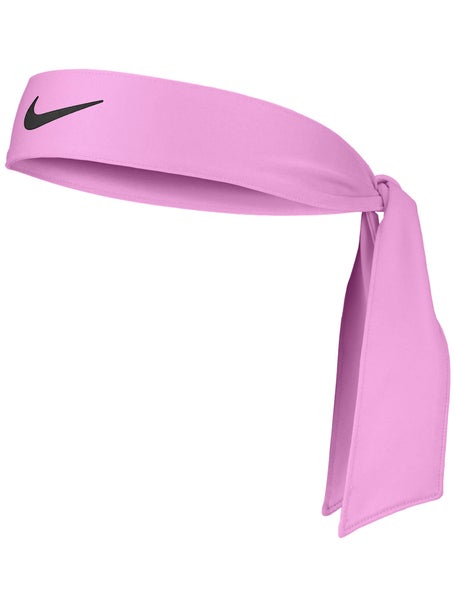 Nike Womens Tennis Head Tie Lt Magenta/Black