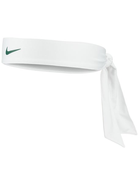 Nike Womens Tennis Head Tie White/Gorge Green