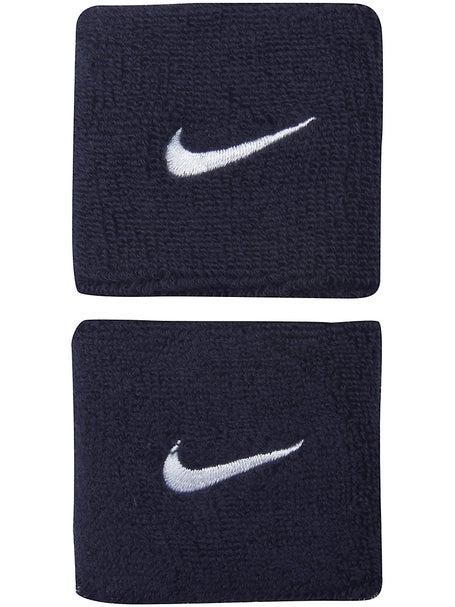 Nike Swoosh Singlewide Wristband Navy/White
