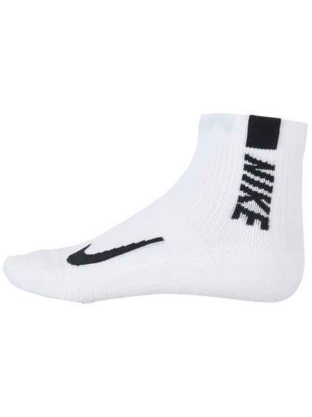 Buy Nike Court Multiplier Cushioned Tennis Socks 2 Pack White, Black online