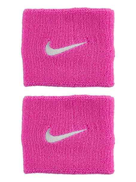 Nike Tennis Premier Singlewide Wristbands Fuchsia/White