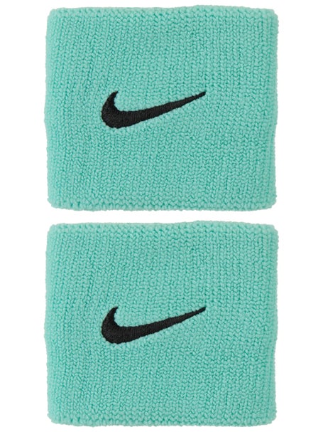 Nike Tennis Premier Singlewide Wristbands Mint/Black