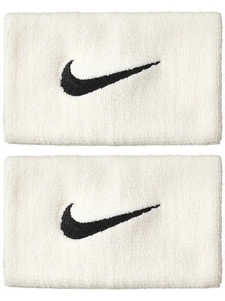 Nike Tennis Premier Doublewide Wristbands - Sail