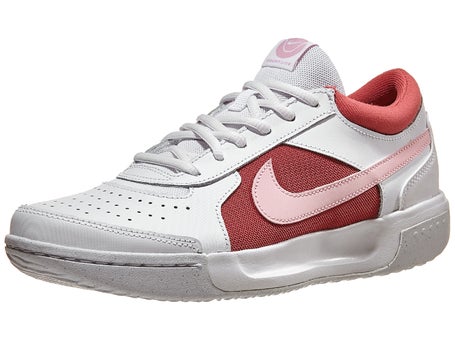 Nike Zoom Court Lite 3 White/Pink/Adobe Shoes | Tennis Warehouse