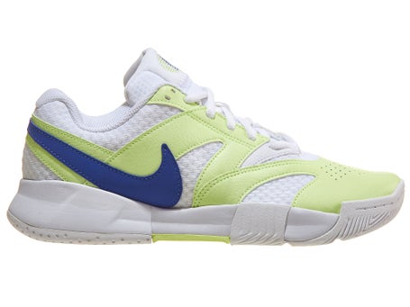 Nike Court Lite 4 White/Sapphire/Lime Womens Shoes