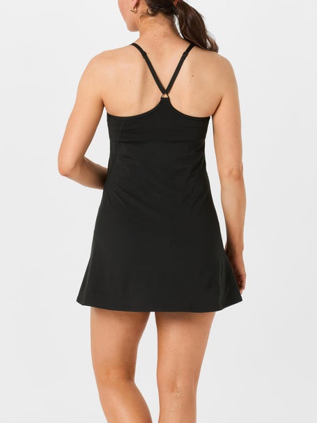 Nike Women's Court Advantage Dri-FIT Tennis Dress, Medium, Black
