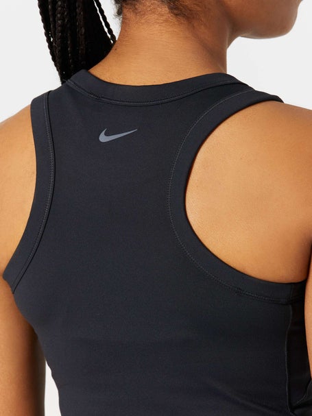 Nike Women's One Fitted Dri-FIT Cropped Tank Top Black / M
