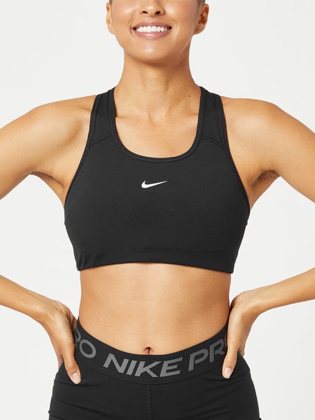 Nike Swoosh Women's Black Medium-Support Padded Sports Bra Tank
