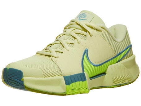 Nike GP Challenge Pro PRM Yellow/Teal Womens Shoes 