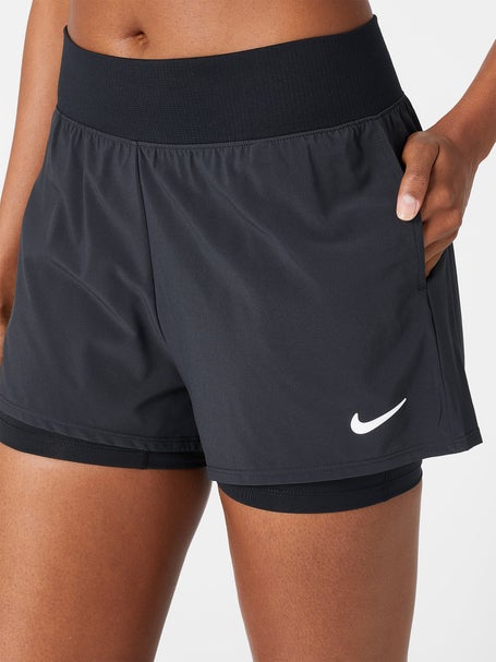 Nike Woven Flex 2 in 1 Training Short Women's M Cj5978 Black Compression  Liner for sale online