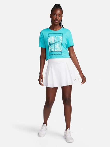 Nike Court Dri Fit Slam Skirt - Ember Glow/White