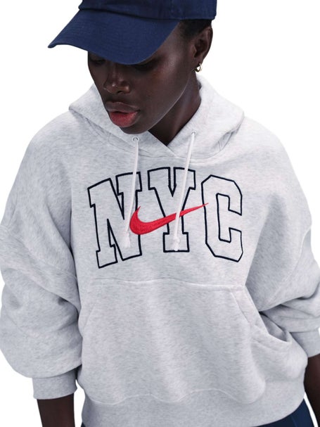 Half Zip Nike Women's Sportswear Rally Hoodie Birch Heather