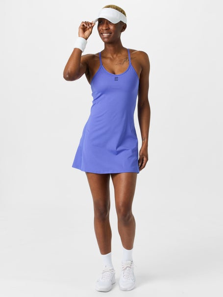 tennis nike dresses Women's Spring Advantage Dress and spandex Style:BD12530-SH Tennis player Black Sequin Maxi Dress, Color:Red and Silver