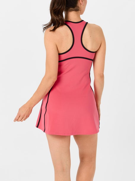 open lace back dress Red, Pink, and White Colour Block Nike Tennis Dress main image 1