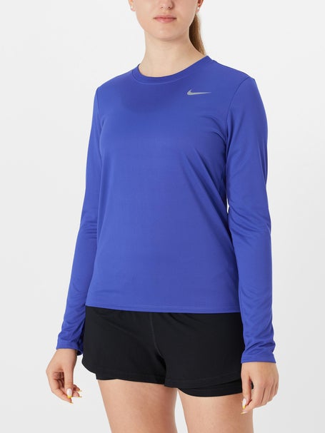 Nike Women's Legendary Print Dri-Fit Training Tights Royal Blue