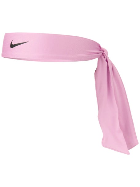 Nike Womens Tennis Premier Head Tie - Pink Rise/Black